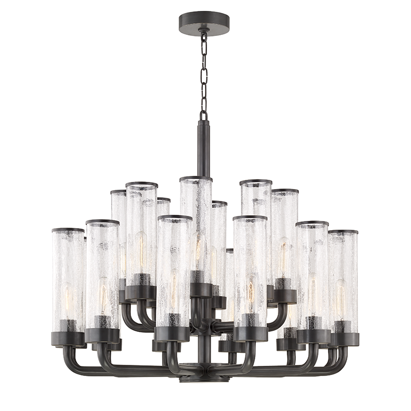 Soriano Chandelier 29" - Old Bronze