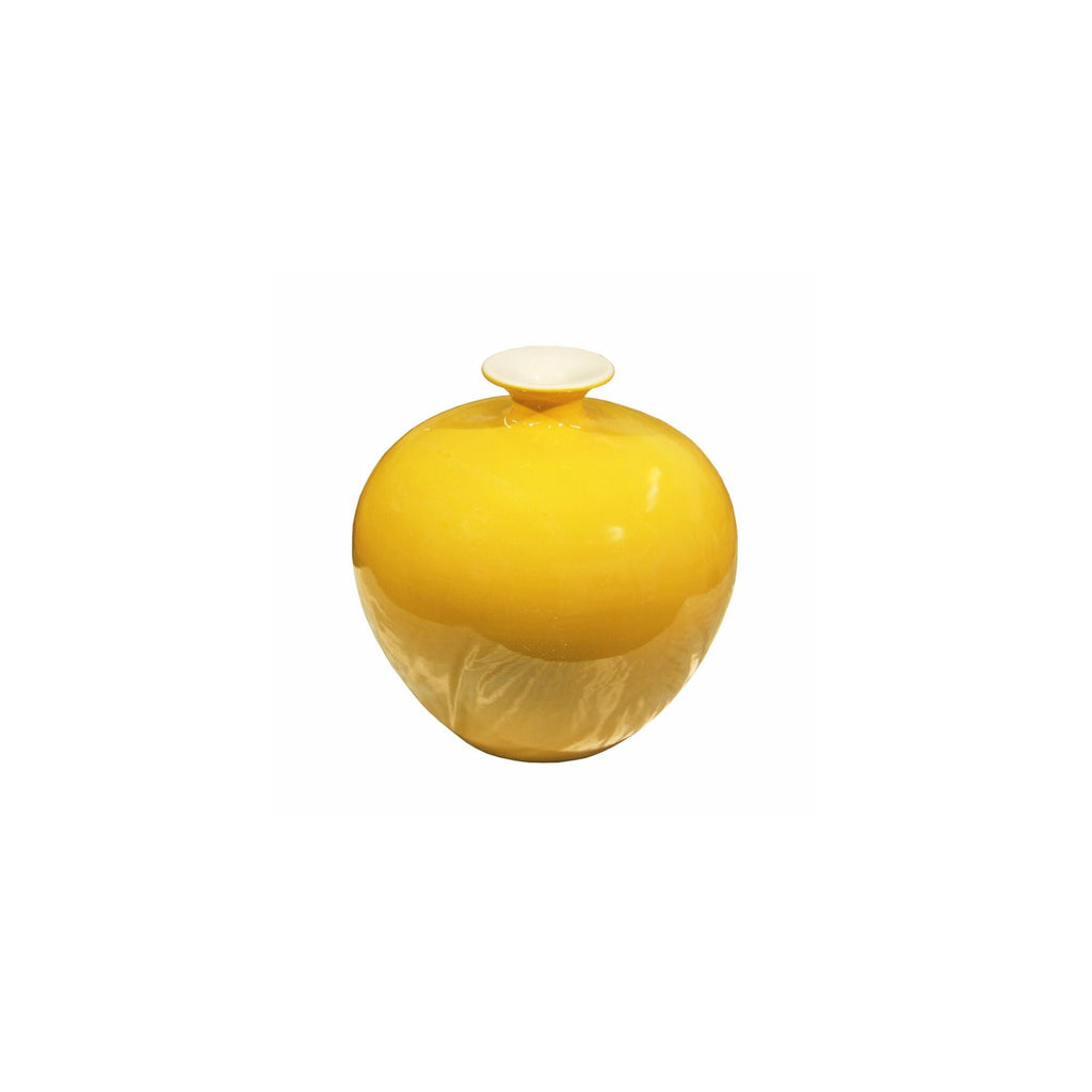 Yellow Pomegranate Vase