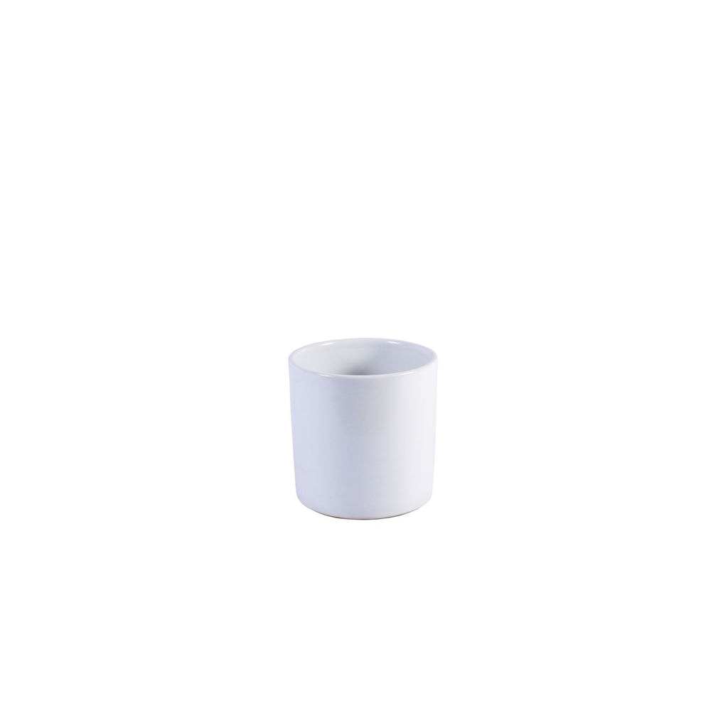 Matte White Orchid Pot Small