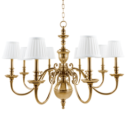 Charleston Chandelier - Aged Brass