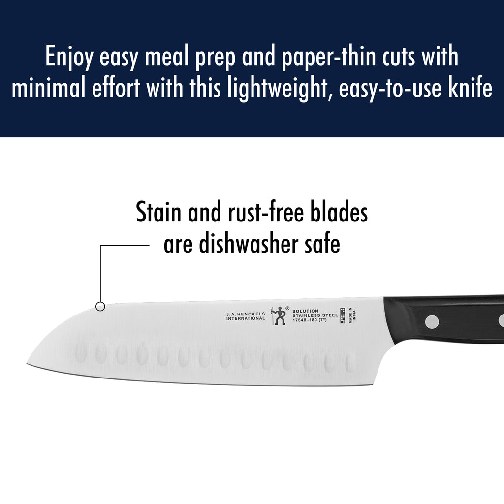 7" Hollow Edge Santoku Knife Solution