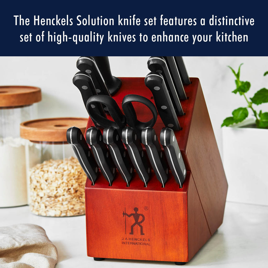 15-Piece Knife Block Set Solution Solution