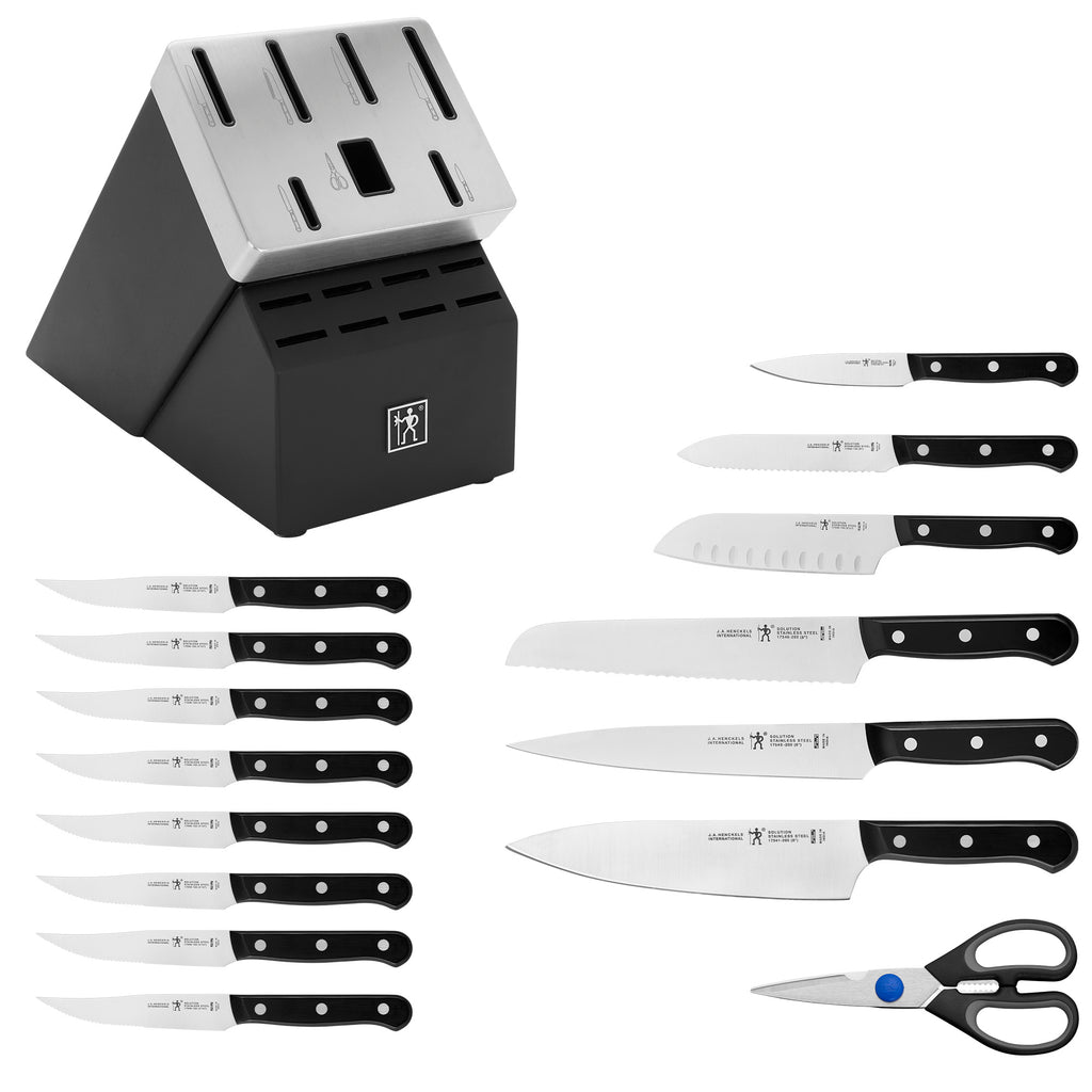 16-Piece Self-Sharpening Knife Block Set