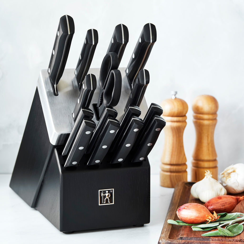 16-Piece Self-Sharpening Knife Block Set