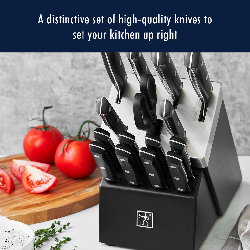 16-Piece Self-Sharpening Knife Block Set