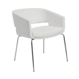 Amelia Lounge Chair - White,Set of 2