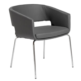 Amelia Lounge Chair - Grey,Set of 2