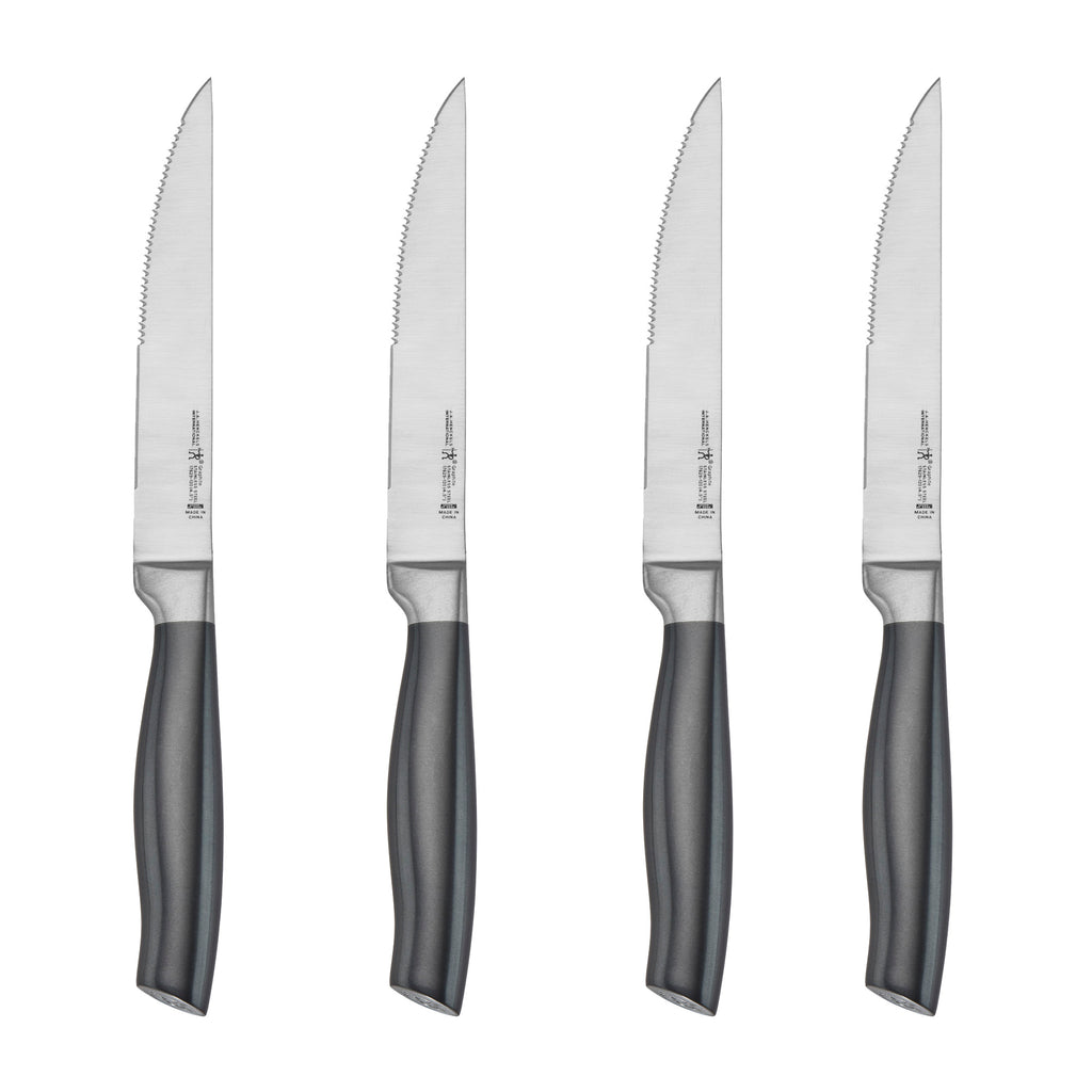 4-Piece Steak Knife Set Graphite