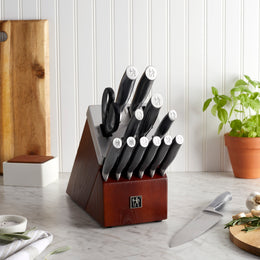 14 Piece, Self-Sharpening Knife Block Set