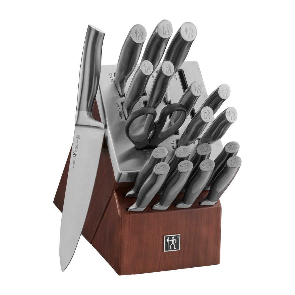 20-Piece Self-Sharpening Knife Block Set Graphite