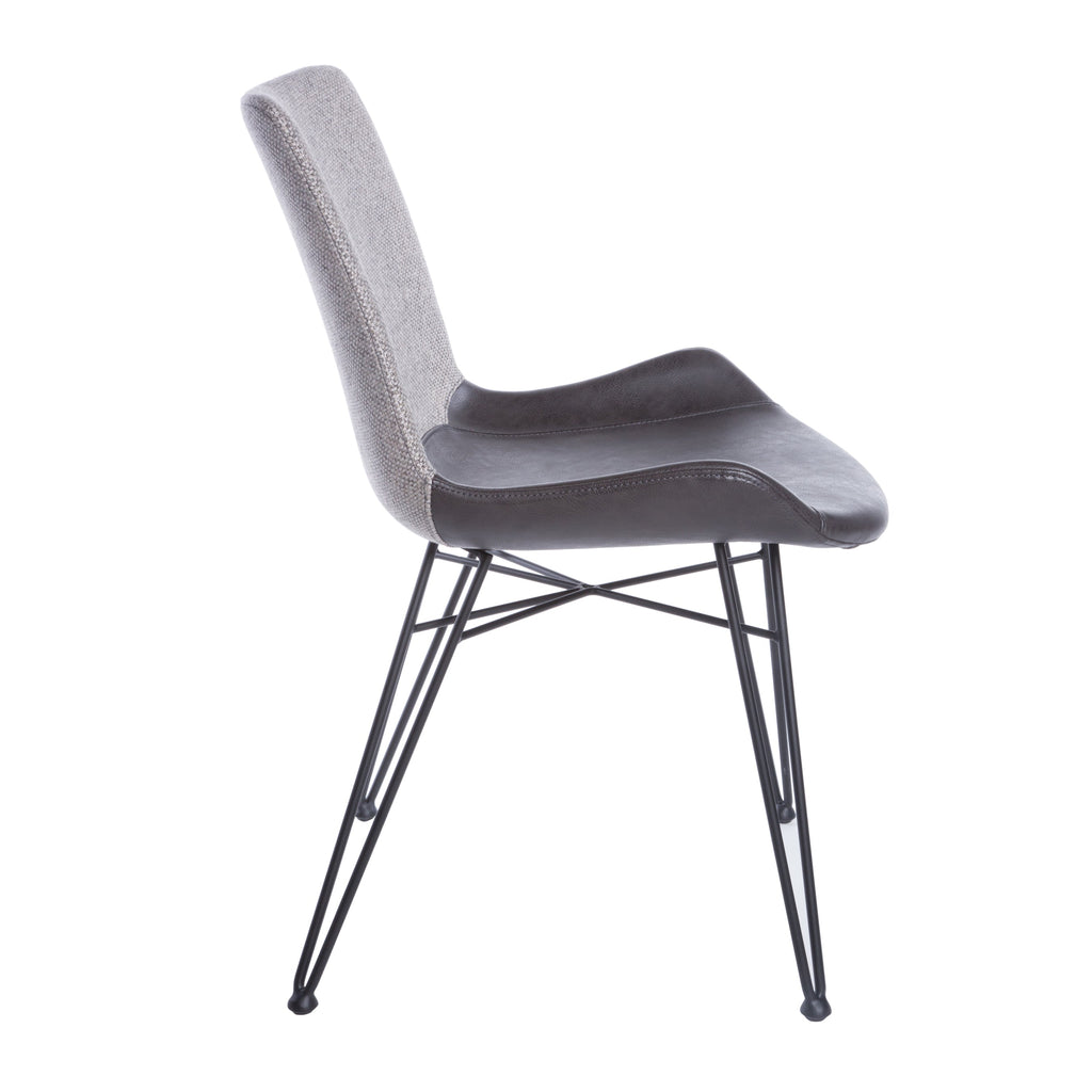 Alisa Side Chair - Light Grey,Set of 2