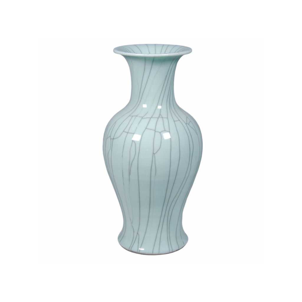 Crackle Celadon Fish Tail Vase