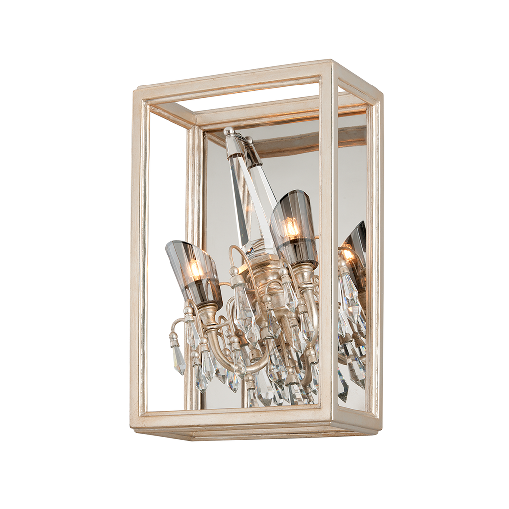 Houdini Wall Sconce - Silver & Gold Leaf & Stainless