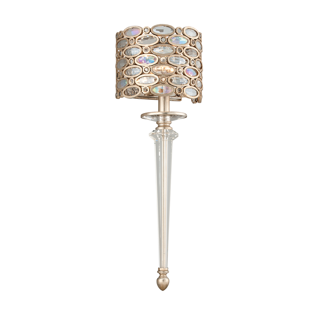 Party Girl Wall Sconce - Silver Leaf