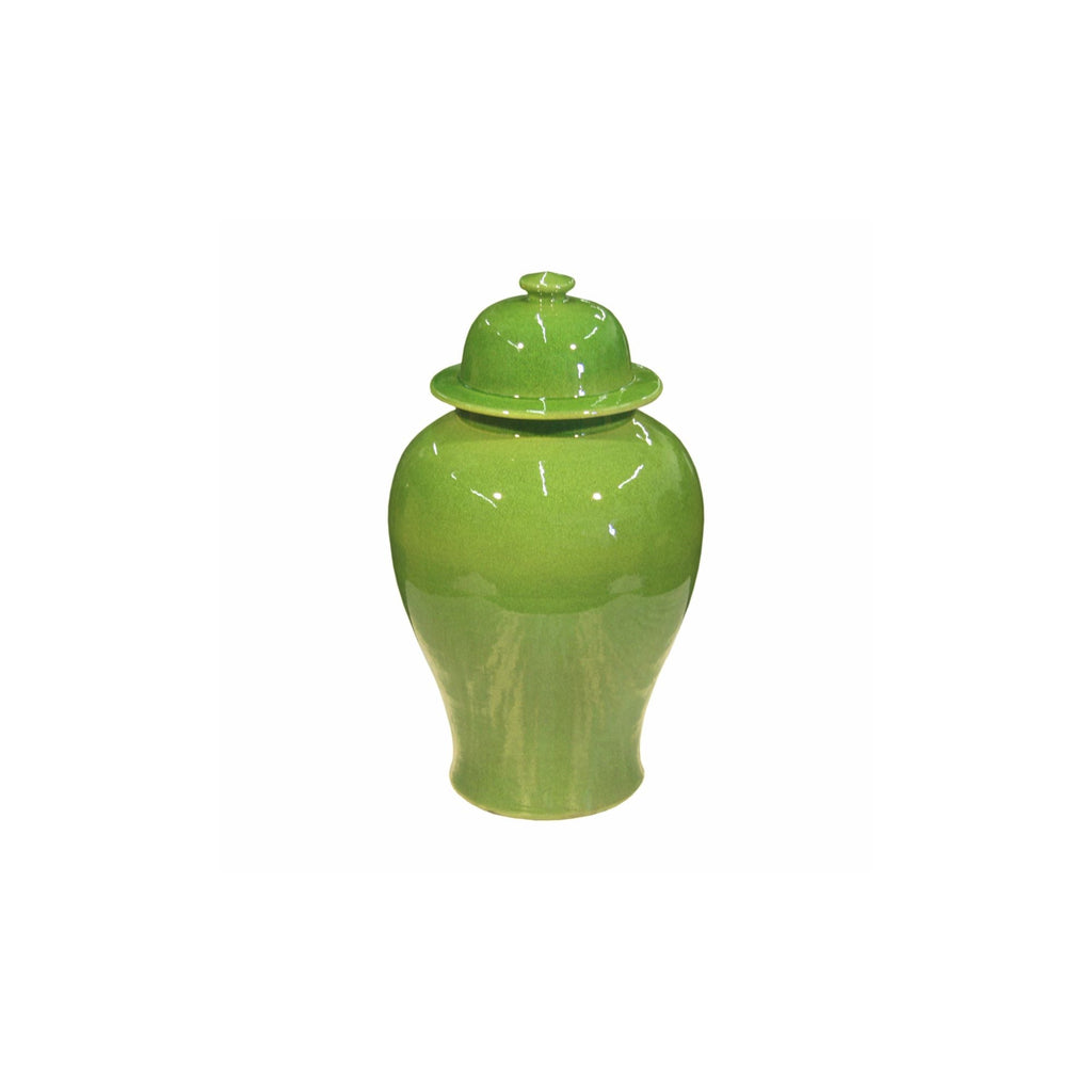 Lime Green Temple Jar