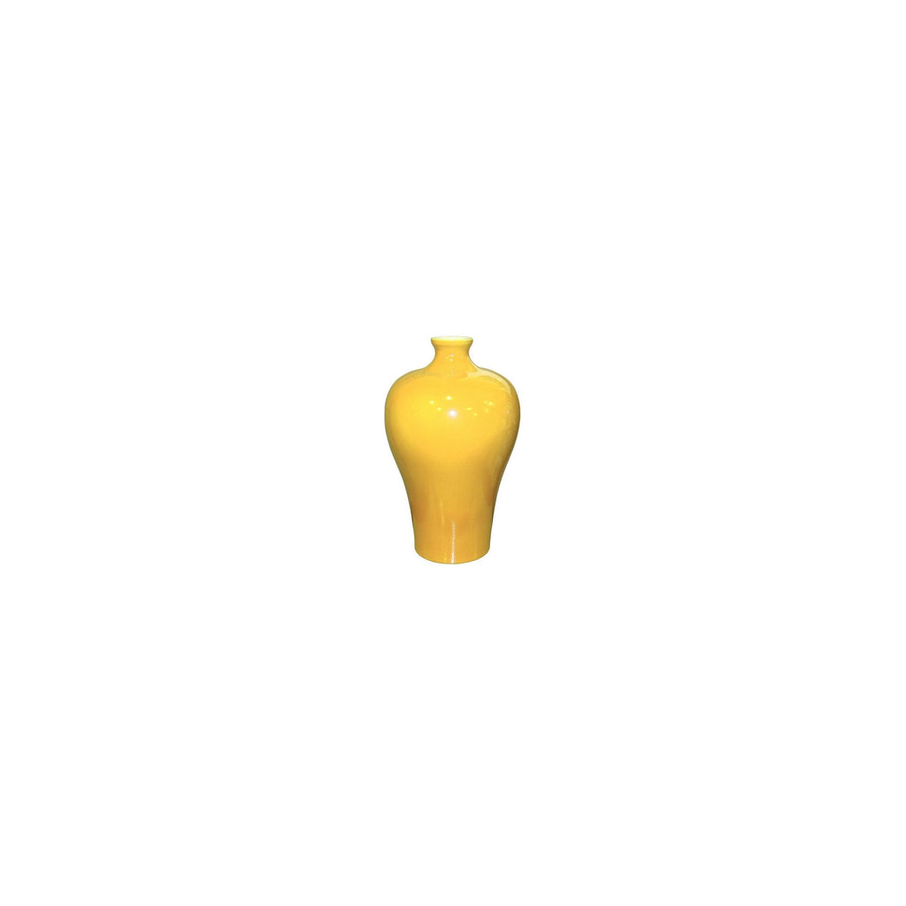 Yellow Prunus Vase