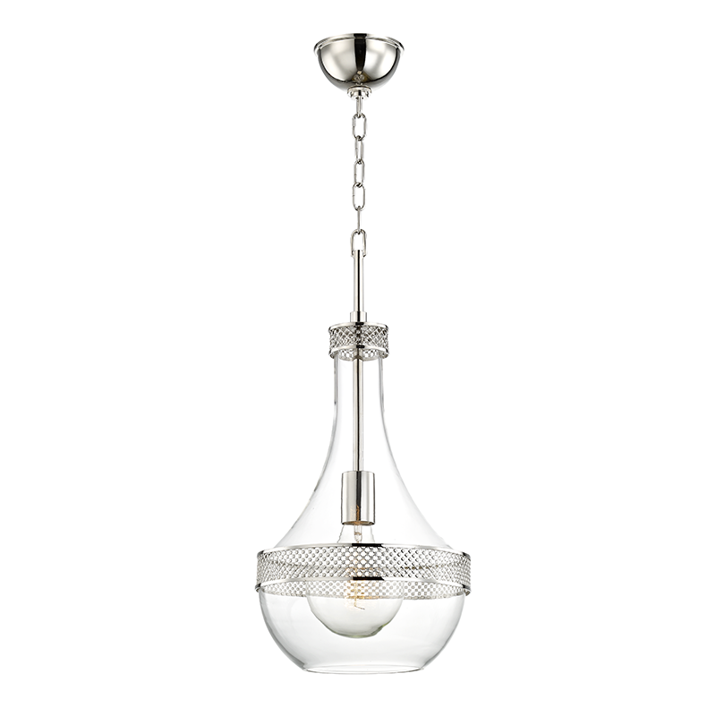 Hagen Pendant 23" - Polished Nickel