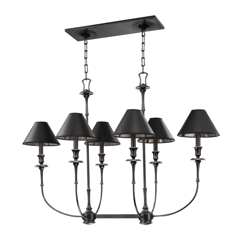 Jasper Chandelier - Old Bronze