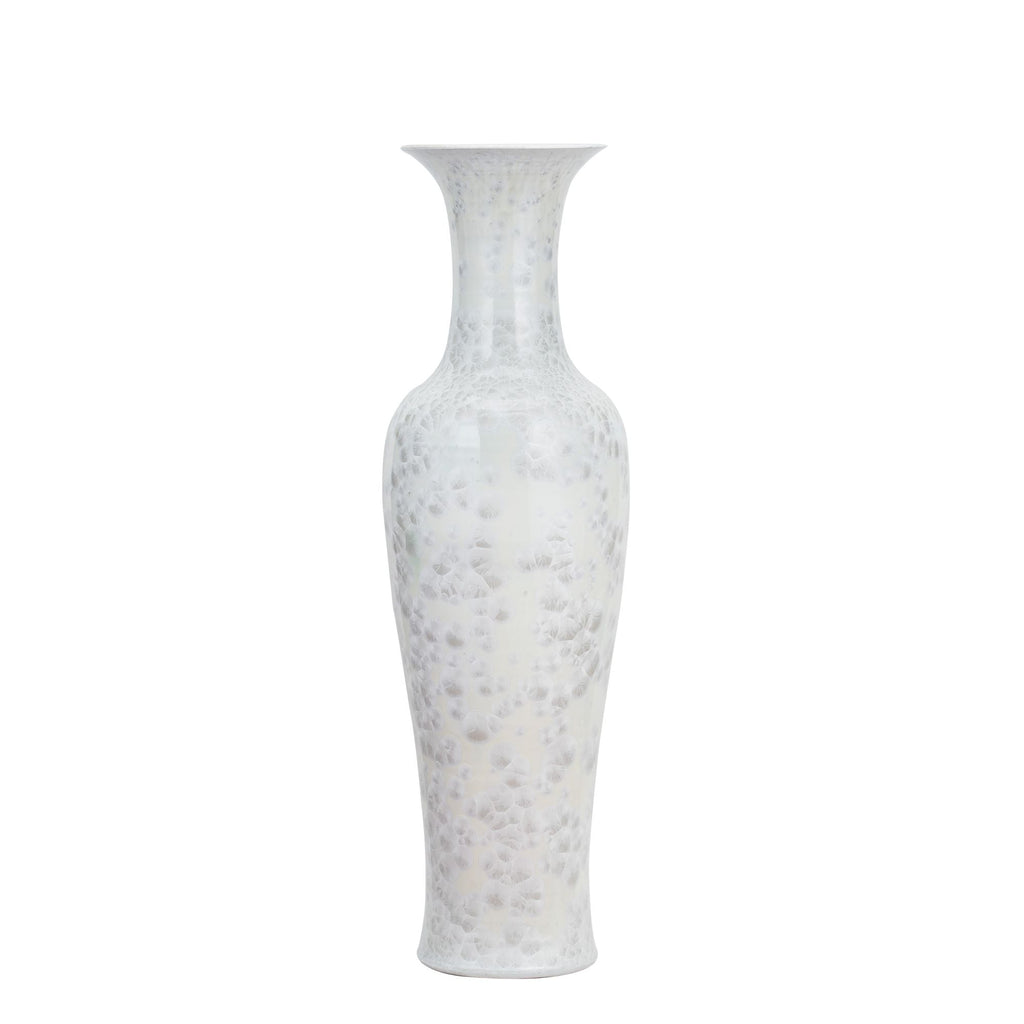 Crystal Shell Fish Tail Vase 53 Inch H XL