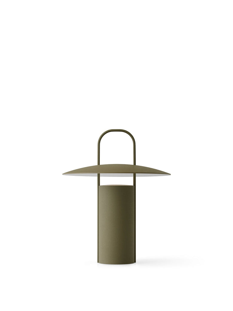 Ray Table Lamp, Matte Dusty Green