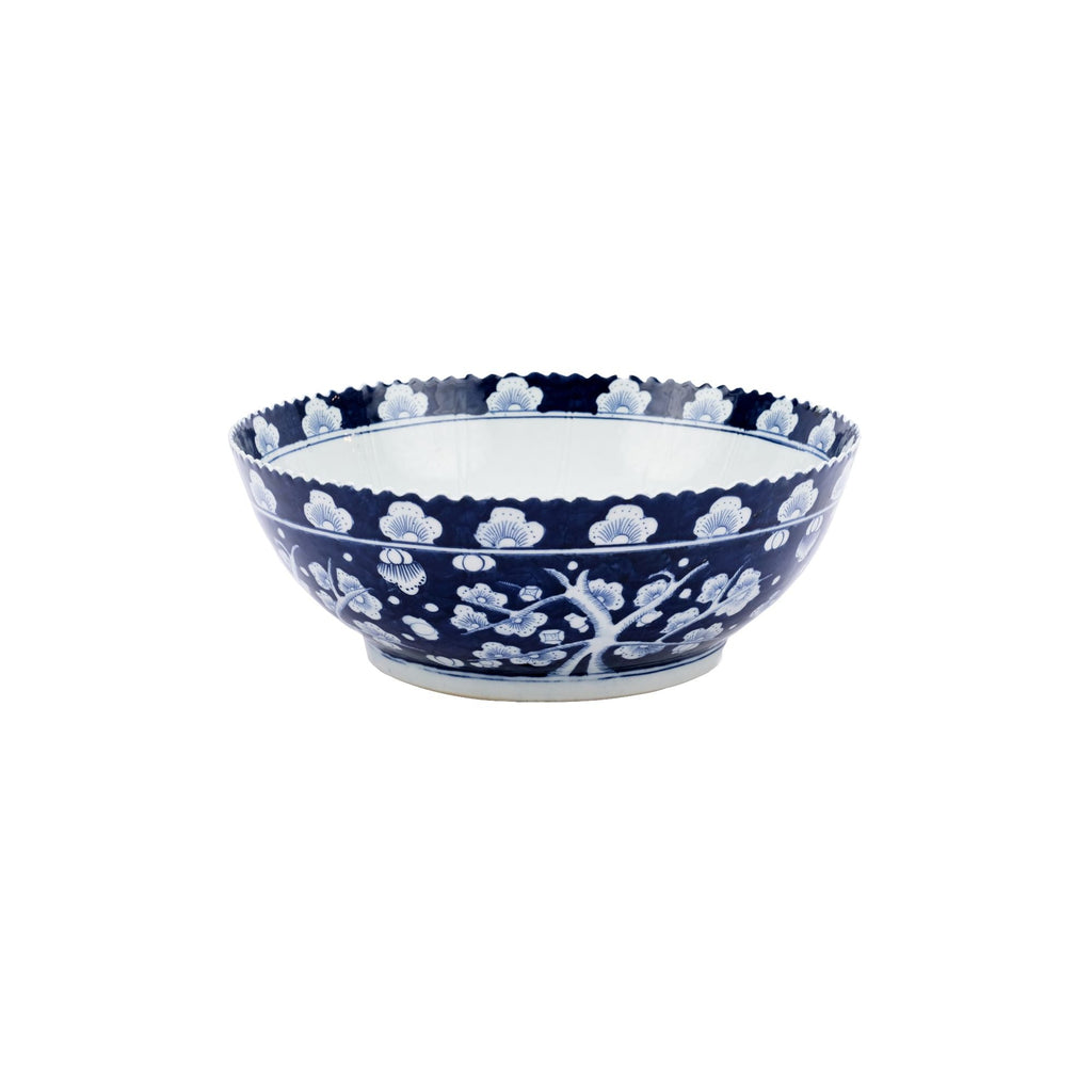Blue and White Plum Blossom Porcelain Bowl