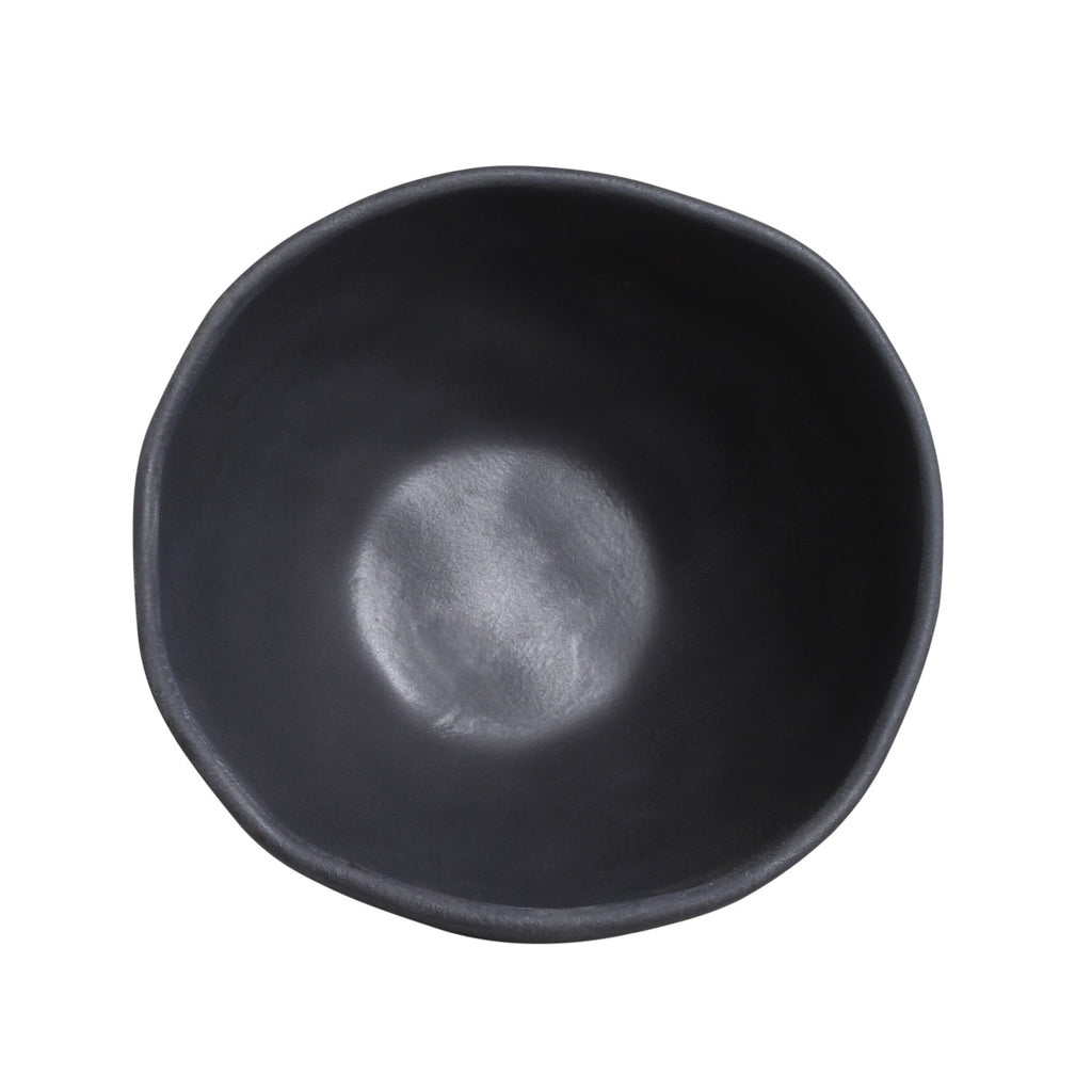 Matte Black Soup Bowls, Set of 6