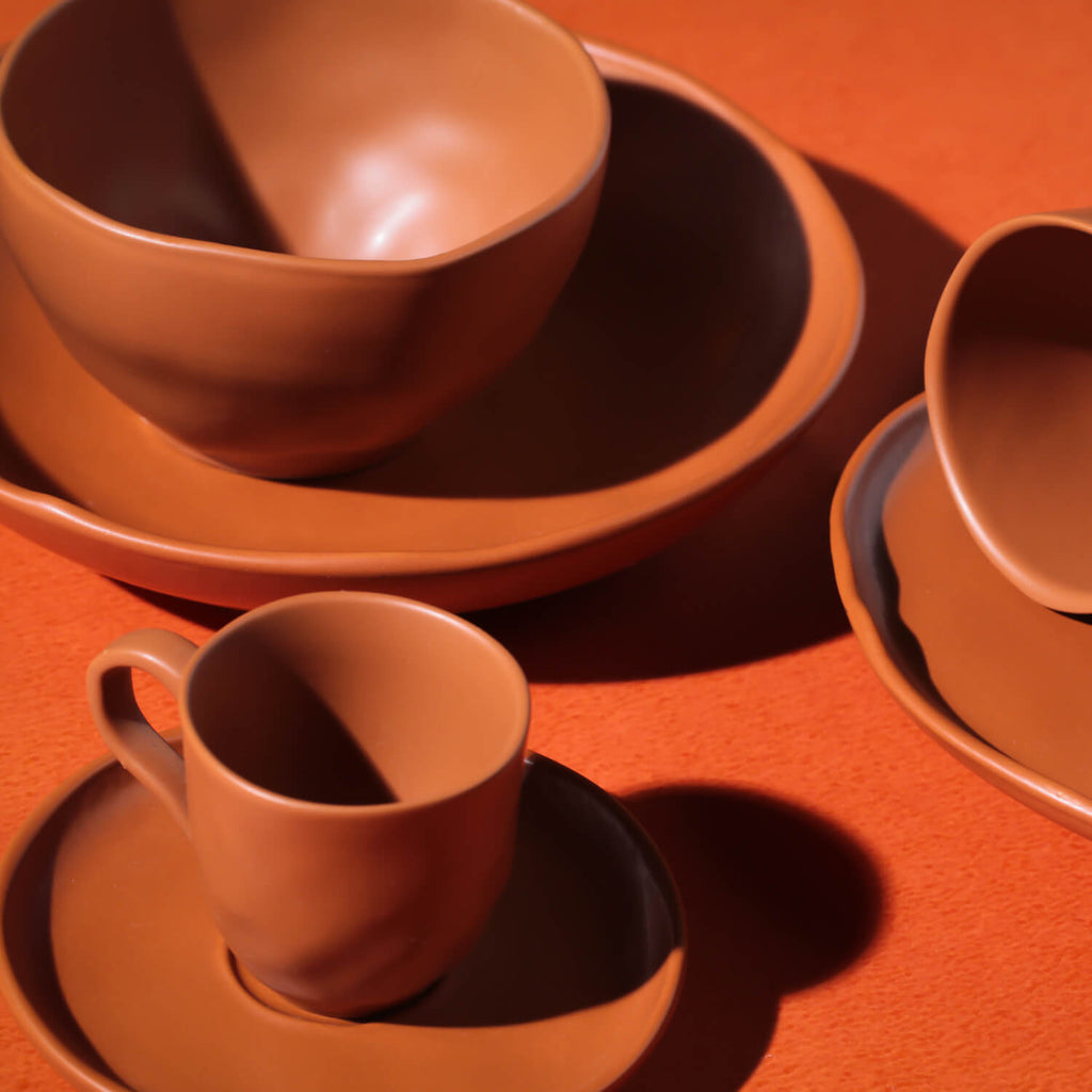 Terracotta Soup Bowls, Set of 6