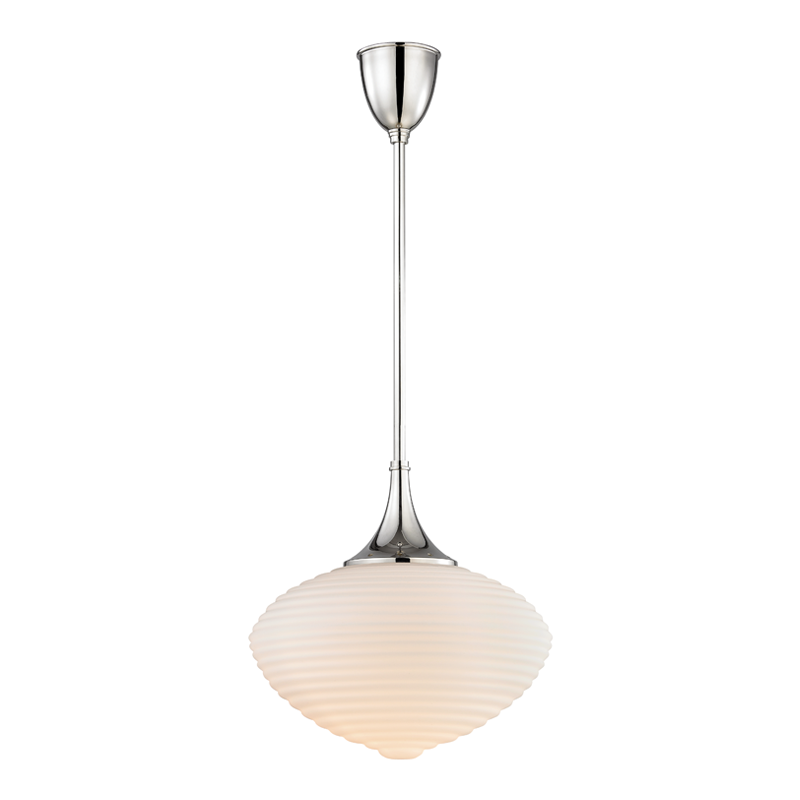 Knox Pendant 15" - Polished Nickel