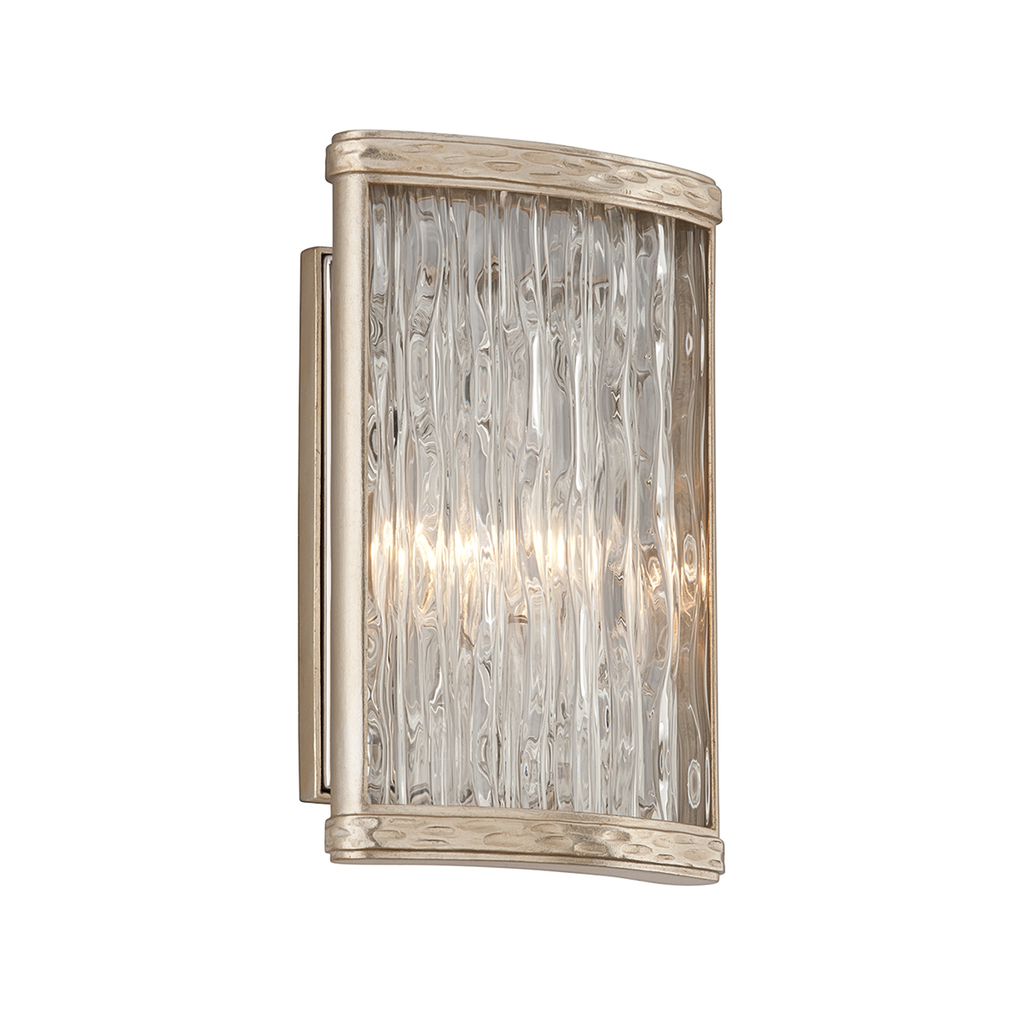 Pipe Dream Wall Sconce 10" - Silver Leaf