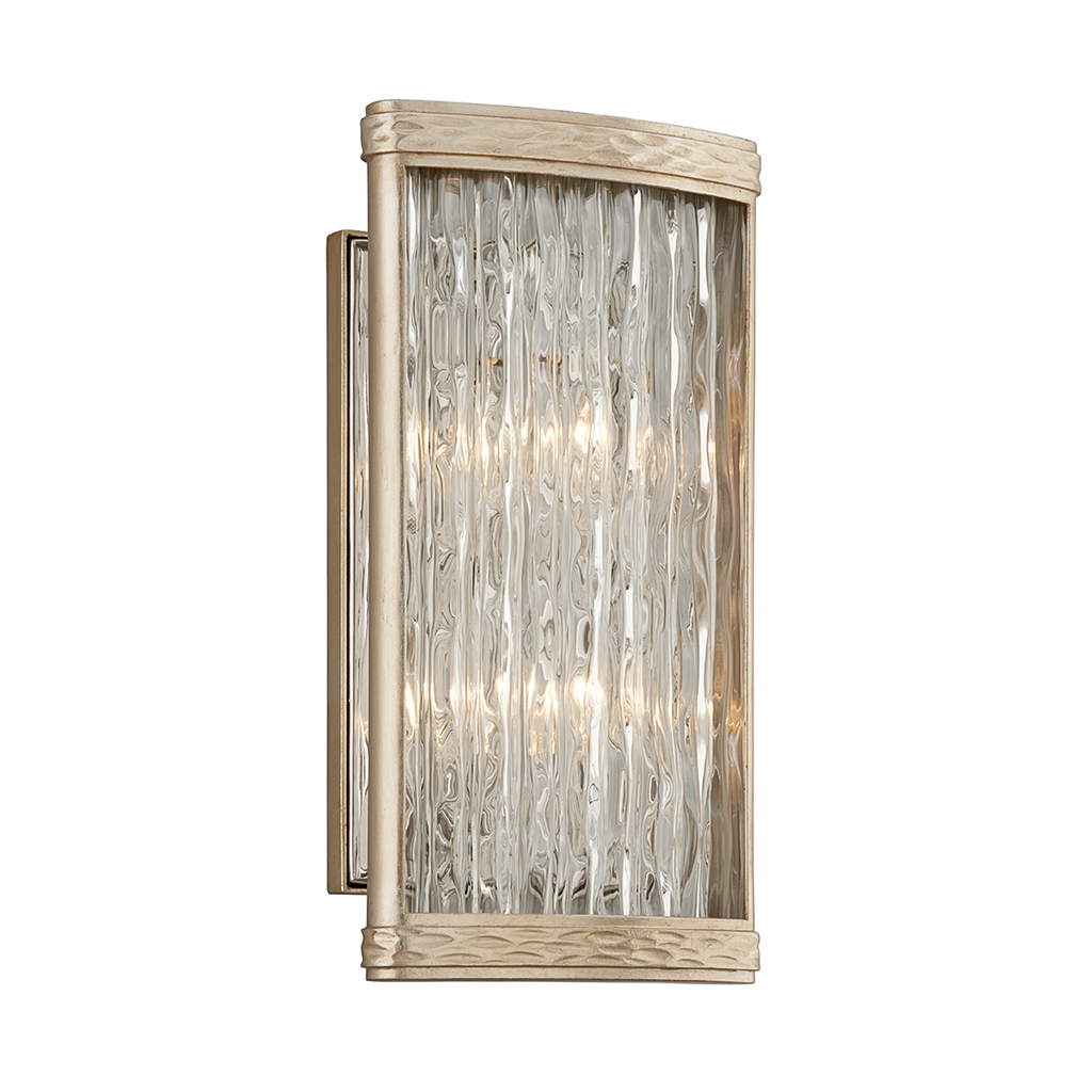 Pipe Dream Wall Sconce 14" - Silver Leaf