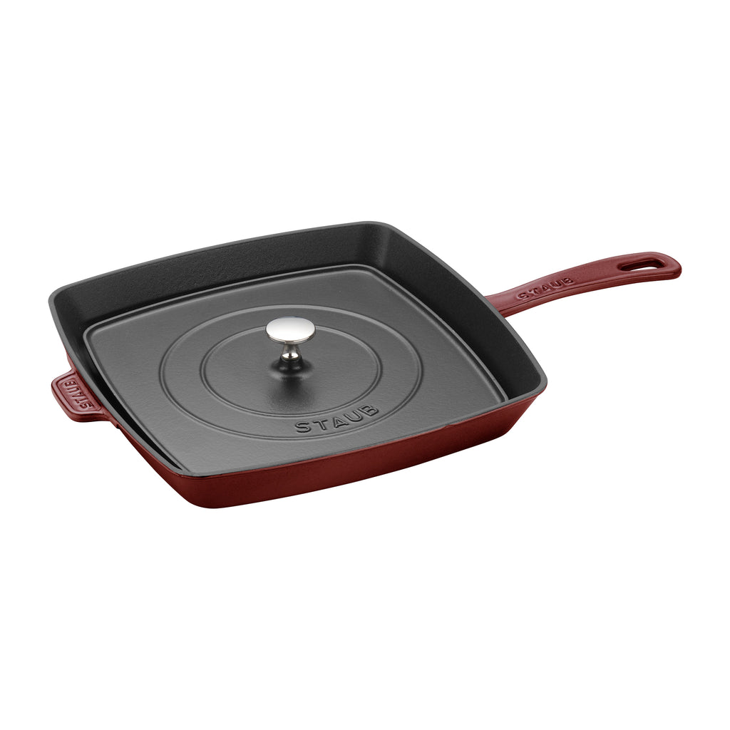 12" Square Grill Pan & Press Set