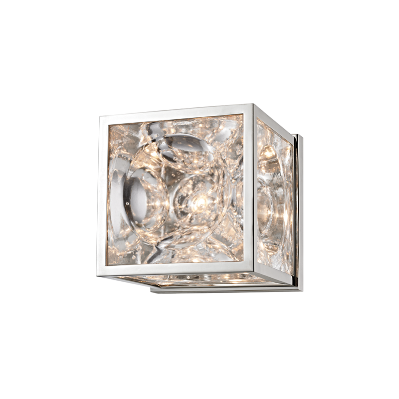 Fisher Wall Sconce 5" - Polished Nickel