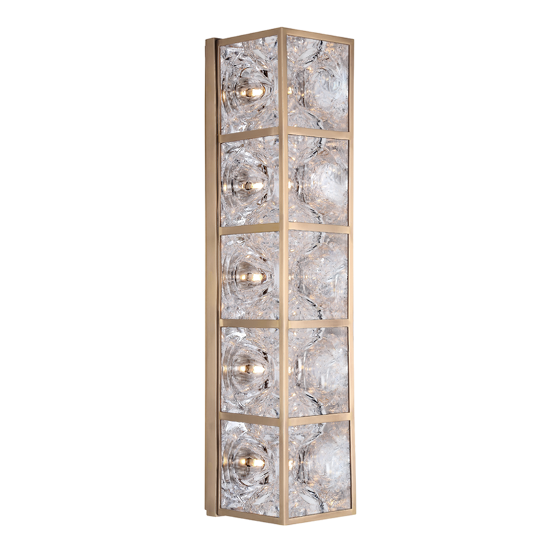 Fisher Wall Sconce 22" - Aged Brass