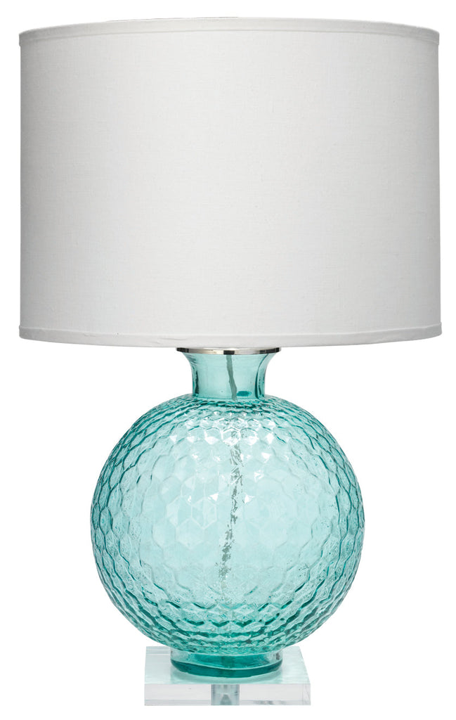 Clark Table Lamp-Aqua