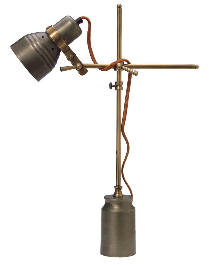 Singer Table Lamp-Antique Brass