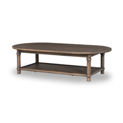 Charnes Coffee Table, Aged Belgium Bleach