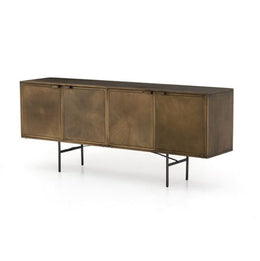 Sunburst Sideboard-Aged Brass