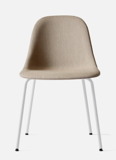 Harbour Dining Side Chair, White Legs, Remix 2, 233 Seat