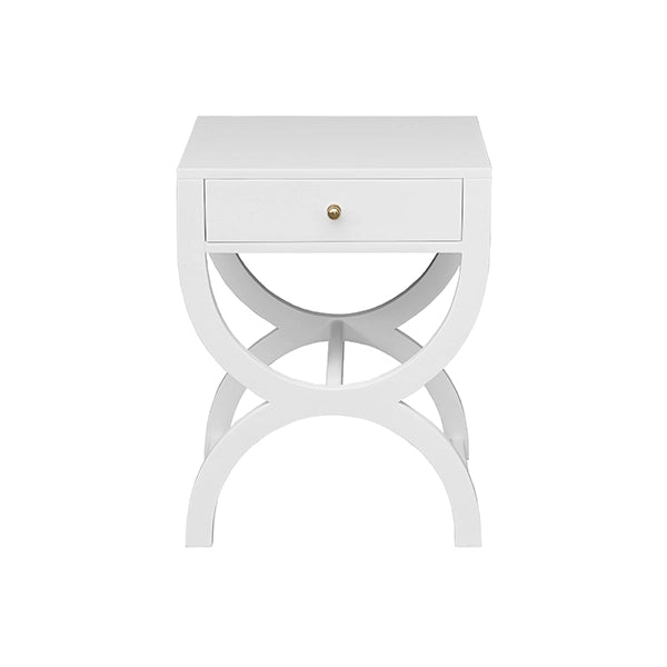 Alexis-White Side Table