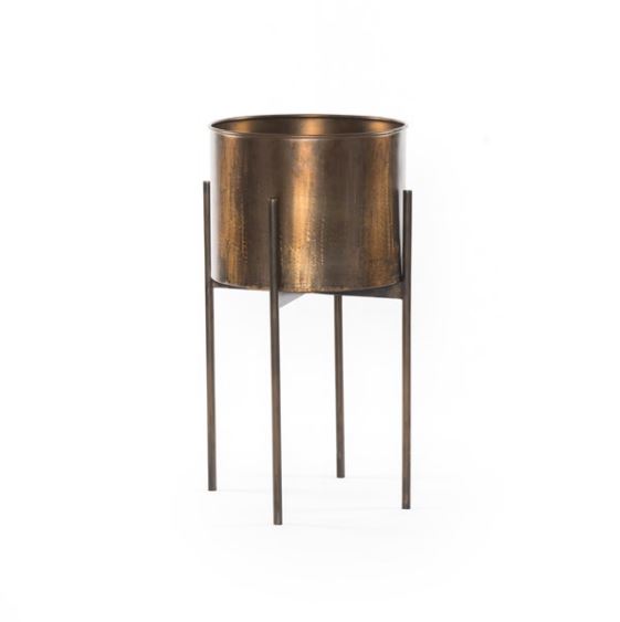 Jed Planter-Weathered Brass