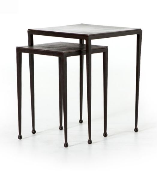 Dalston Nesting End Tables-Antique Rust