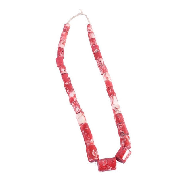 Nigeria Red Coral Beads Per String