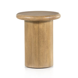 Zach End Table, Burnished Parawood by Four Hands