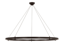 Paxton 60" Ring Chandelier, Bronze