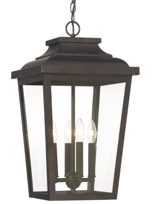 Irvington Manor - XL Chain Hung Lantern, 21.63"