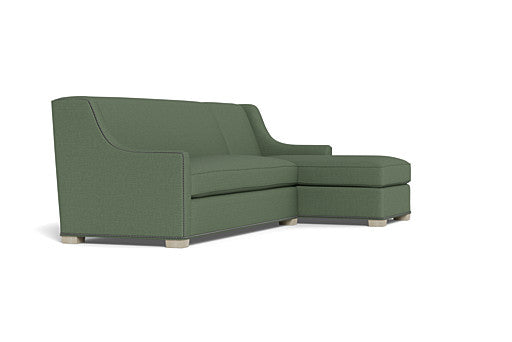Pembroke Sectional - Washed Linen -Green