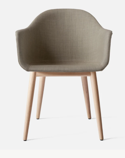 Harbour Dining Chair, Natural Oak Legs, Remix 2, 233 Seat