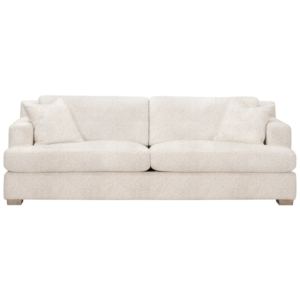 Dean 92" California Casual Sofa - LiveSmart Gellar-Linen, Natural Gray Oak