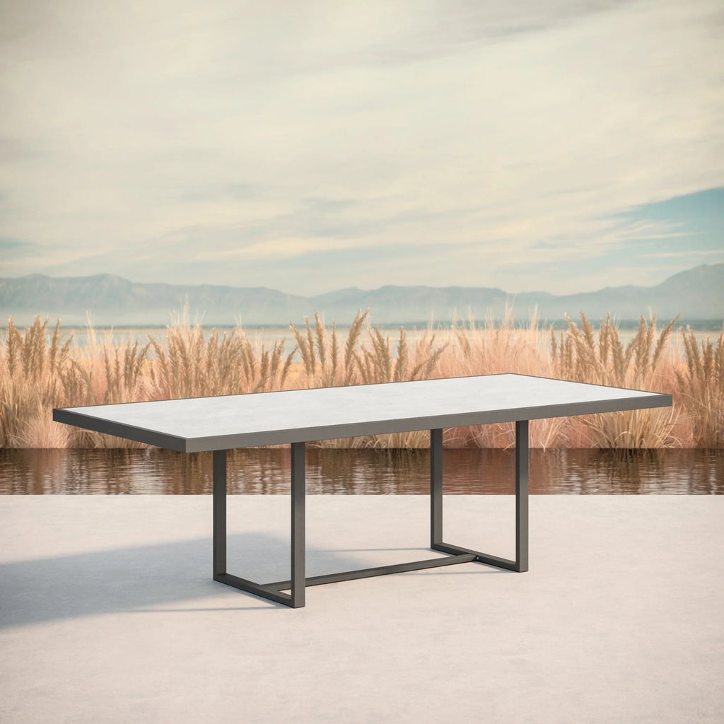 Pavia-96" Dining Table-Dekton Helena