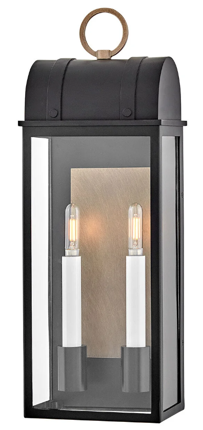 Campbell Medium Wall Mount Lantern, 2 Lights